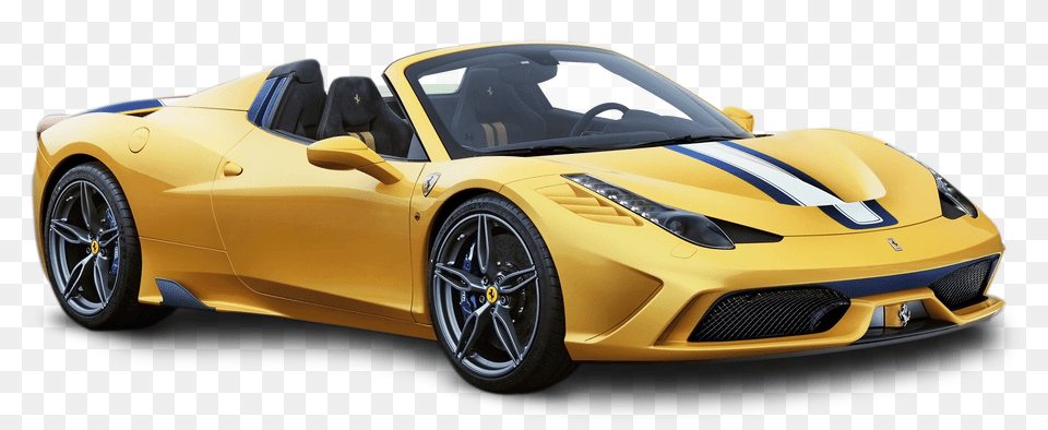 Pngpix Com Yellow Ferrari 458 Speciale Car Image, Alloy Wheel, Vehicle, Transportation, Tire Free Png Download