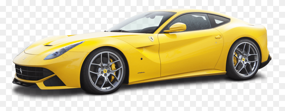 Pngpix Com Yellow Ferrari F12berlinetta Car Image, Alloy Wheel, Vehicle, Transportation, Tire Free Transparent Png
