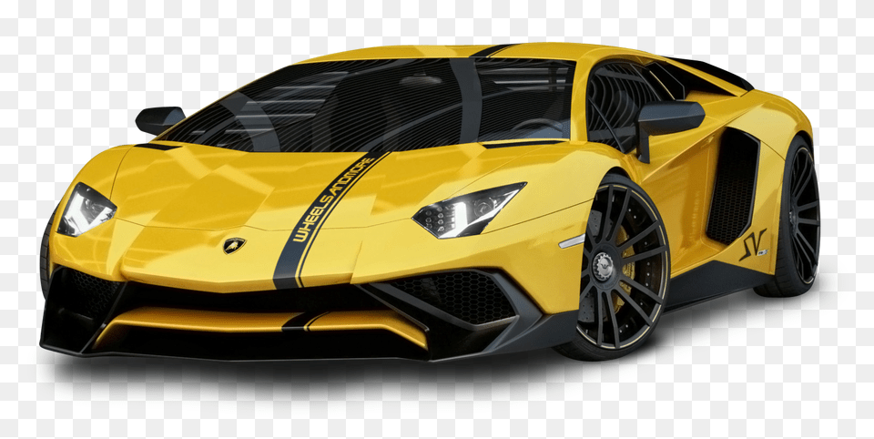 Pngpix Com Yellow Lamborghini Aventador Car Image, Alloy Wheel, Vehicle, Transportation, Tire Png