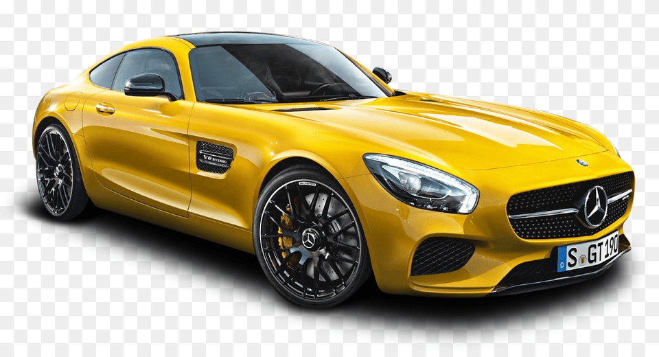 Pngpix Com Yellow Mercedes Benz Amg Gt Car Image, Alloy Wheel, Vehicle, Transportation, Tire Free Png Download