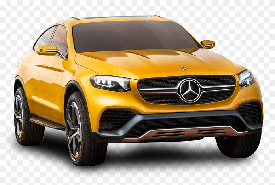 Pngpix Com Yellow Mercedes Benz Glc Coupe Car Image, Vehicle, Transportation, Suv, Wheel Free Transparent Png