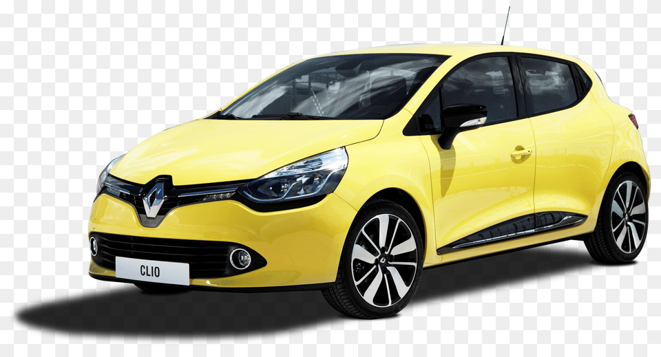 Pngpix Com Yellow Renault Clio Car Transportation, Vehicle, Machine, Wheel Png Image