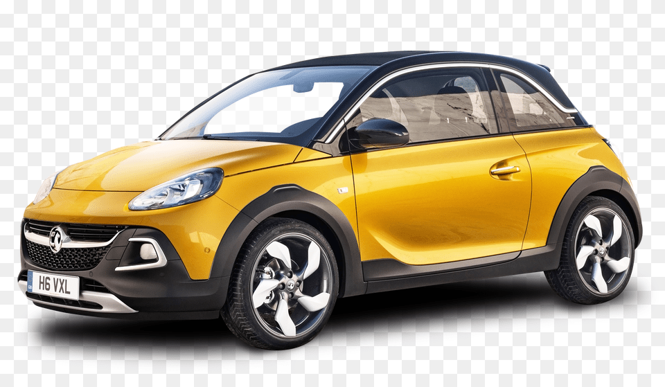 Pngpix Com Yellow Vauxhall Adam Rocks Car Image, Vehicle, Transportation, Alloy Wheel, Tire Free Transparent Png