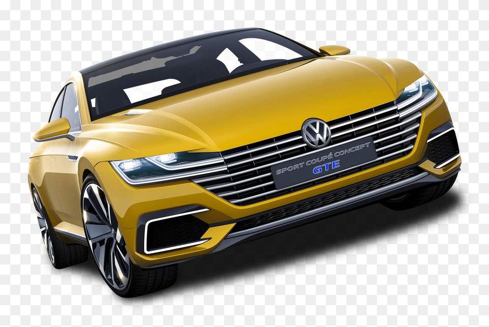 Pngpix Com Yellow Volkswagen Sport Coupe Gte Car Image, Vehicle, Mustang, Transportation, Sports Car Png