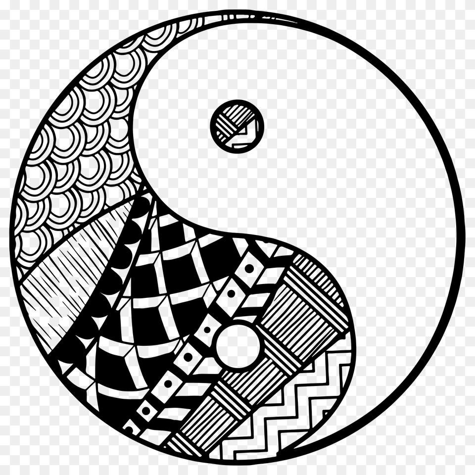 Pngpix Com Yin Yang Image, First Aid, Stencil Png