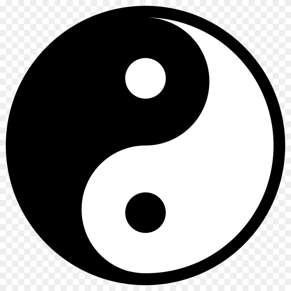 Pngpix Com Yin Yang Image, Symbol, Number, Text, Disk Free Transparent Png