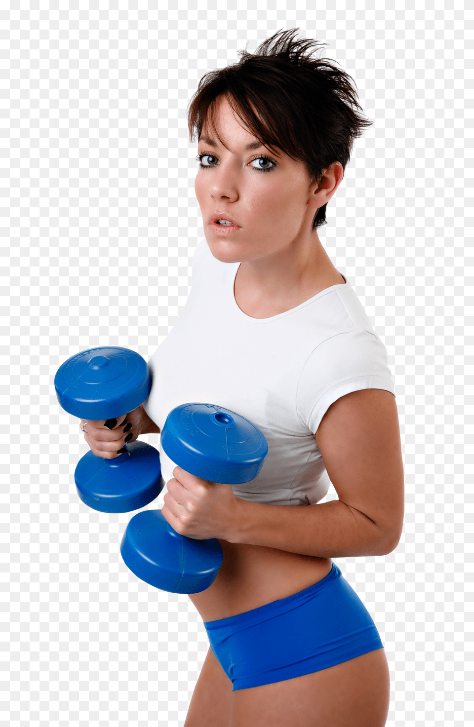 Pngpix Com Young Fitness Woman Exercises With Dumbbell Adult, Female, Person, Sport Png Image