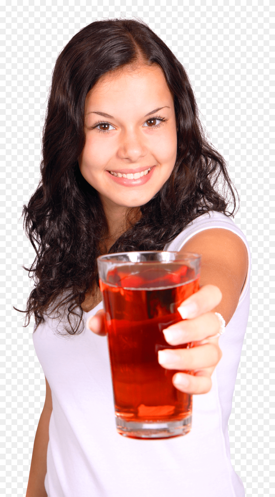 Pngpix Com Young Girl With Glass Of Fresh Juice Image, Alcohol, Beer, Beverage, Soda Free Png Download