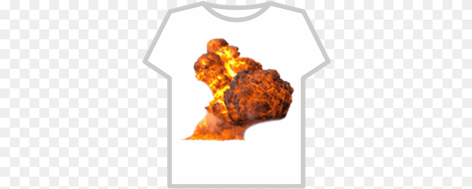 Pngpix Comexplosionpngtransparentimage1500x4 Roblox Background Explosion, Clothing, T-shirt, Bonfire, Fire Free Transparent Png