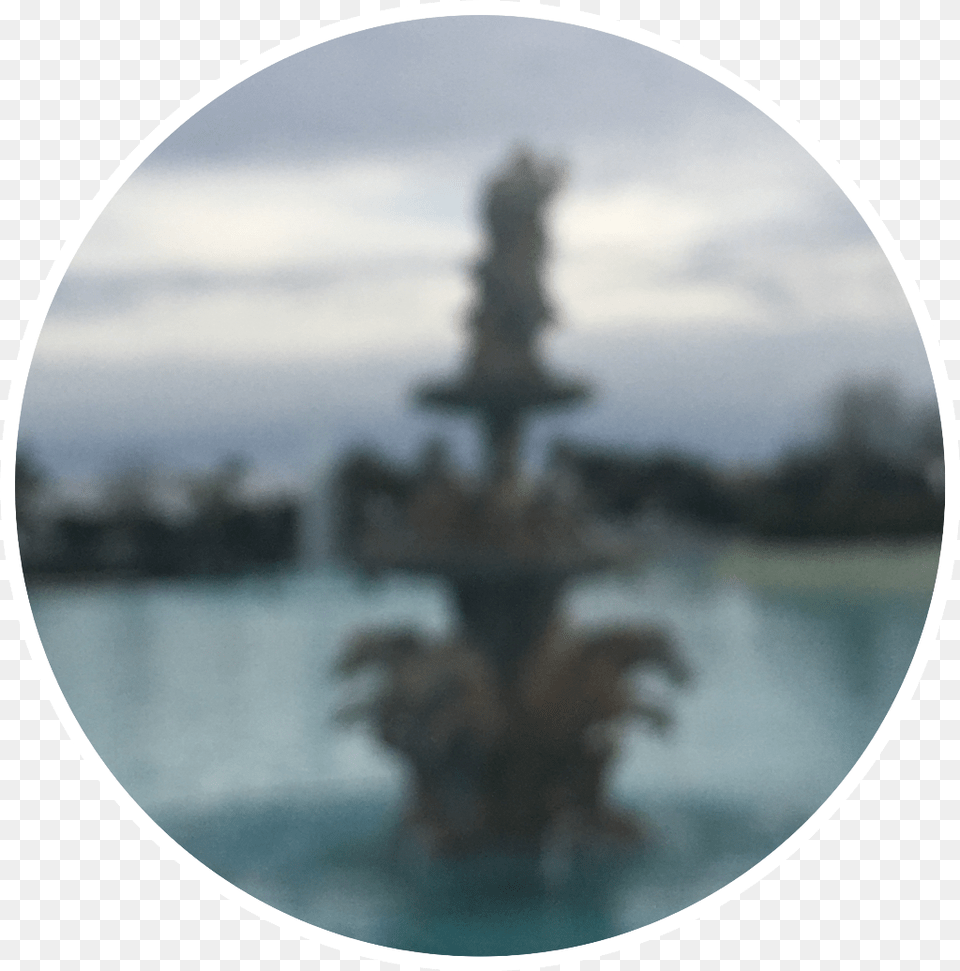 Pngstickers Fountain Blurry Very Old Fountain How Portable Network Graphics, Photography, Water, Architecture, Window Png Image