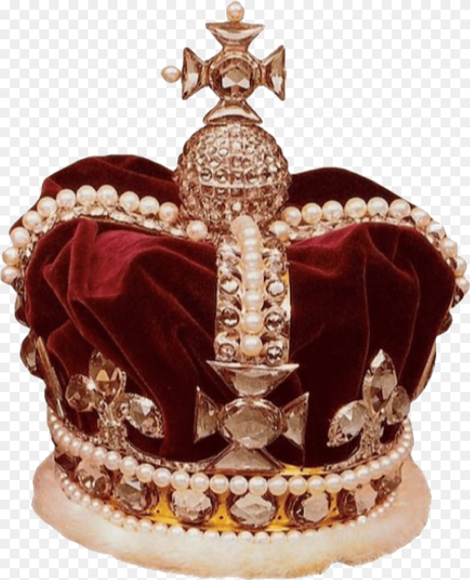 Pngtumblr Crown Redvelvet Red Gold Goldencrown Tiara, Accessories, Jewelry, Cake, Dessert Free Transparent Png