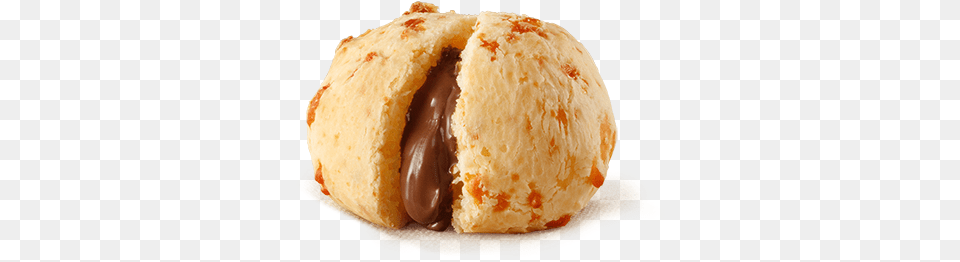 Po De Queijo Com Nutella Pao De Queijo Com Nutella, Dessert, Food, Pastry, Bread Free Transparent Png