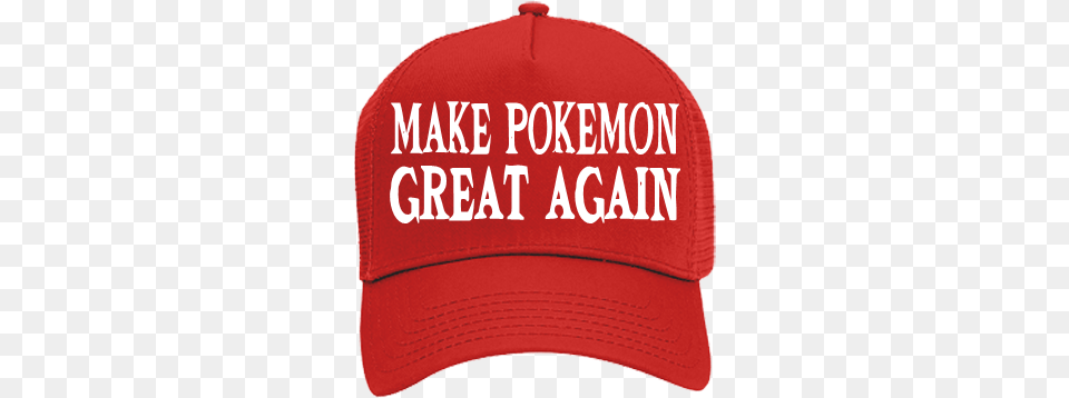 Po Make Pokemon Cotton Front Trucker Hat For Baseball, Baseball Cap, Cap, Clothing Png Image