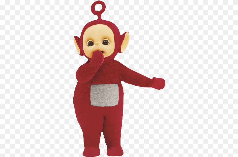 Po Pointing Teletubbies Po, Plush, Toy, Baby, Person Free Png Download