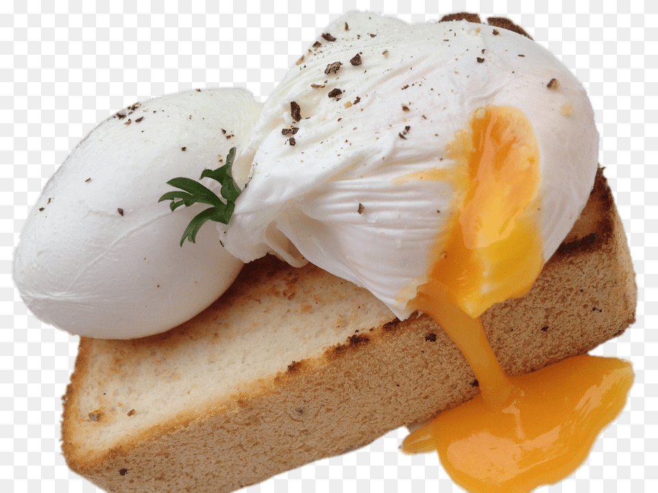 Poached Eggs On Toast, Bread, Food, Egg, Poached Egg Free Png