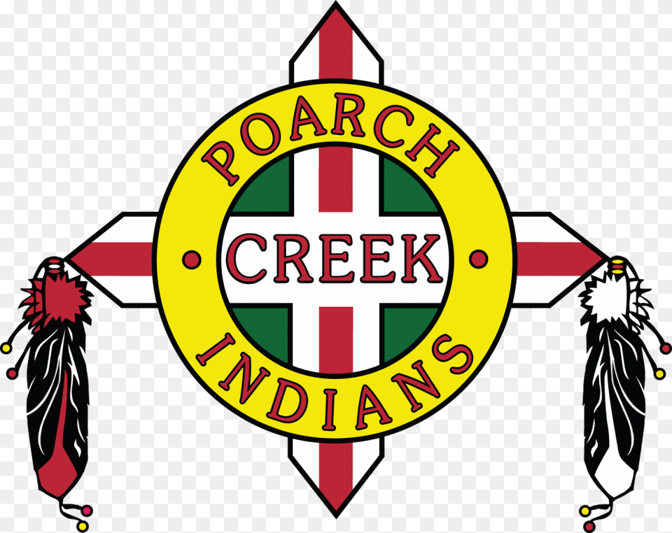 Poarch Creek Indians Donates To American Red Poarch Band Of Creek Indians, Logo, Circus, Leisure Activities, Badge Free Transparent Png