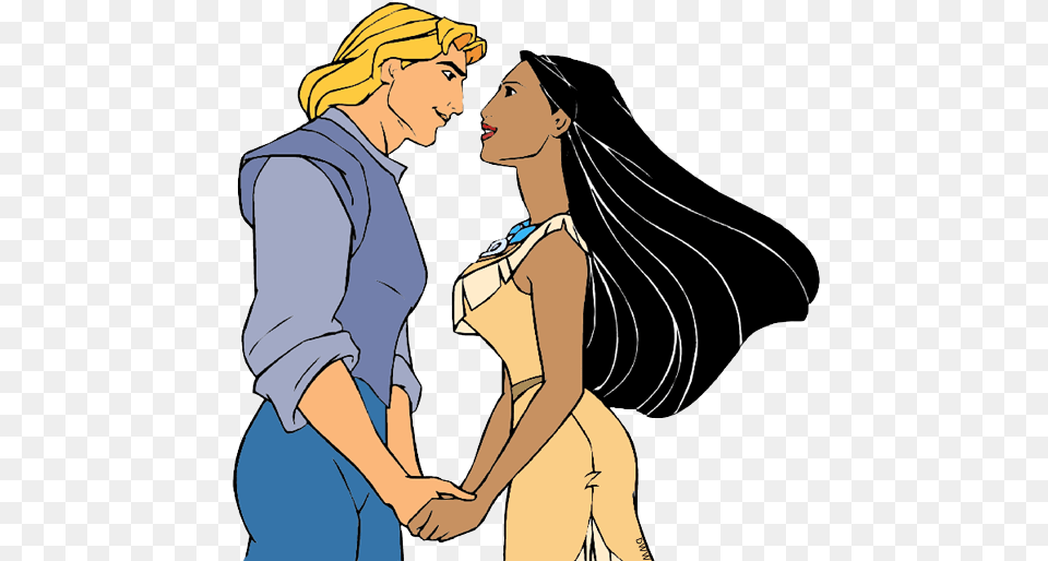 Pocahontas And John Smith Clip Art Disney Clip Art Galore, Adult, Person, Man, Male Free Transparent Png