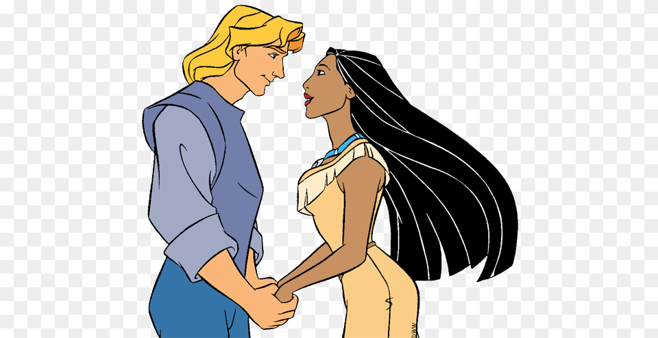 Pocahontas And John Smith Clip Art Disney Clip Art Galore, Adult, Person, Man, Male Free Png