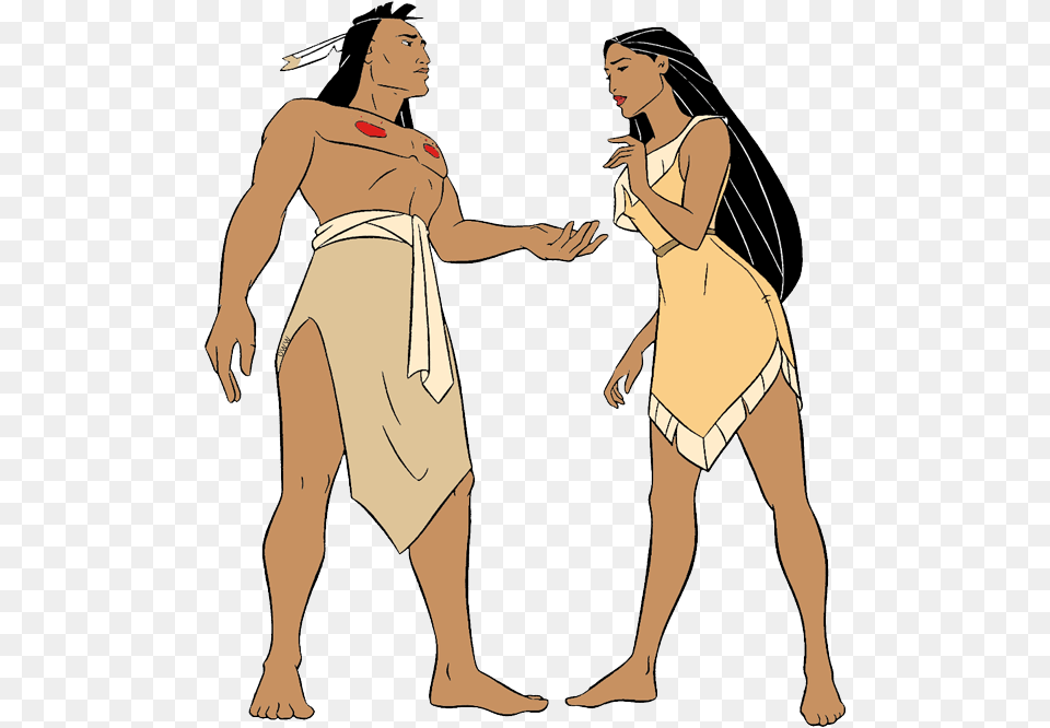 Pocahontas And Nakoma, Adult, Person, Female, Woman Free Png Download