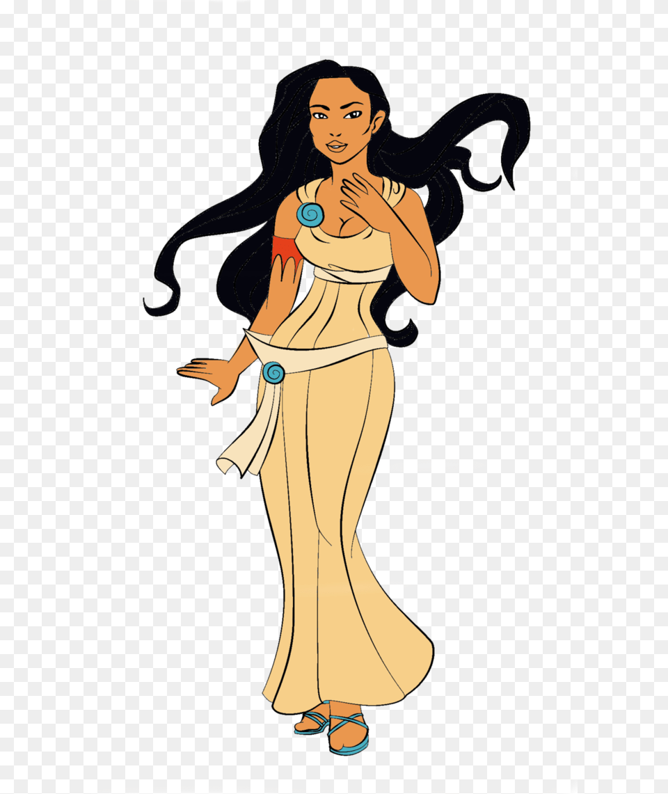 Pocahontas As Megara, Adult, Person, Female, Woman Free Png Download