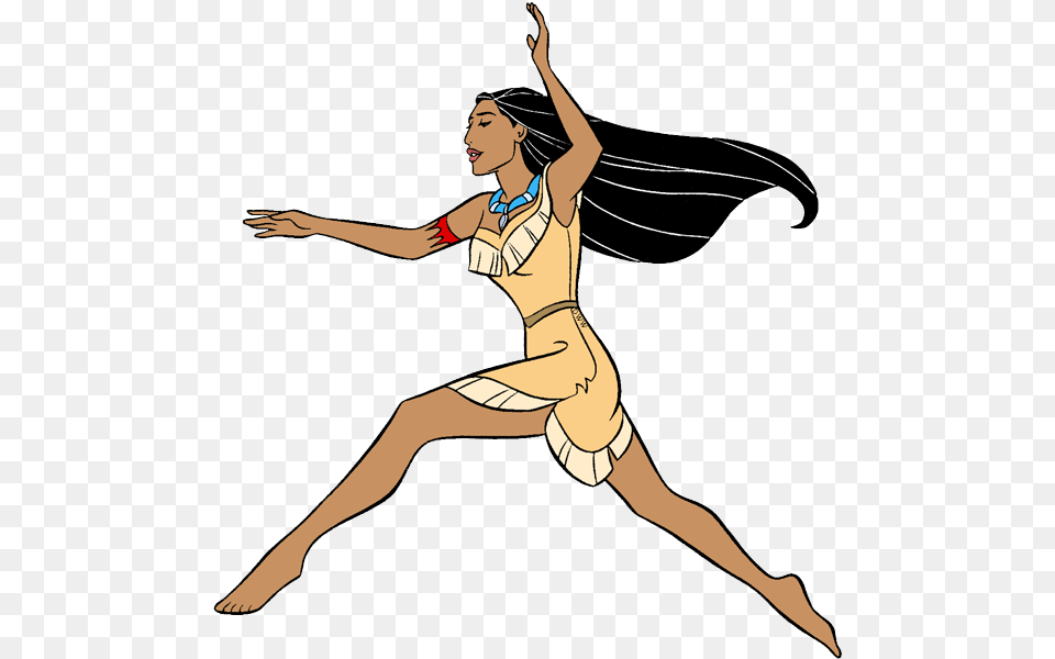 Pocahontas Jumping Pocahontas, Dancing, Leisure Activities, Person, Adult Free Png Download