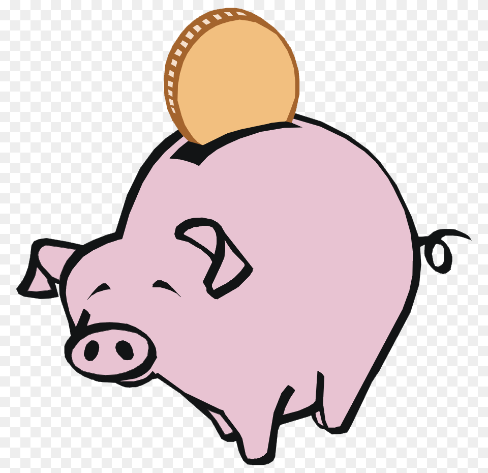 Pocket Money Clipart Clip Art, Piggy Bank, Animal, Mammal, Pig Free Png Download