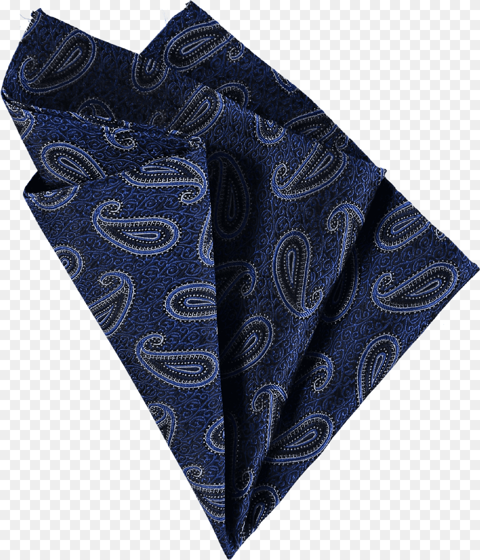 Pocket Square Paisley Navy Blue 1 Paisley, Accessories, Pattern, Bandana, Headband Free Png