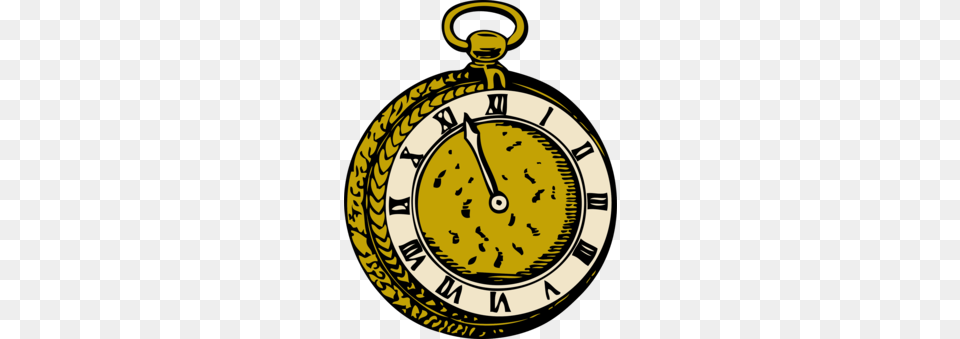 Pocket Watch Drawing Clock Free Png