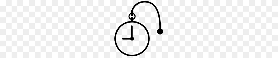 Pocket Watch Icons Noun Project, Gray Png