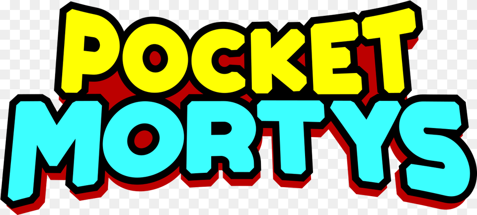 Pocketmortyspresslogo 1 Pocket Mortys Logo, Text, Dynamite, Weapon, Face Free Transparent Png