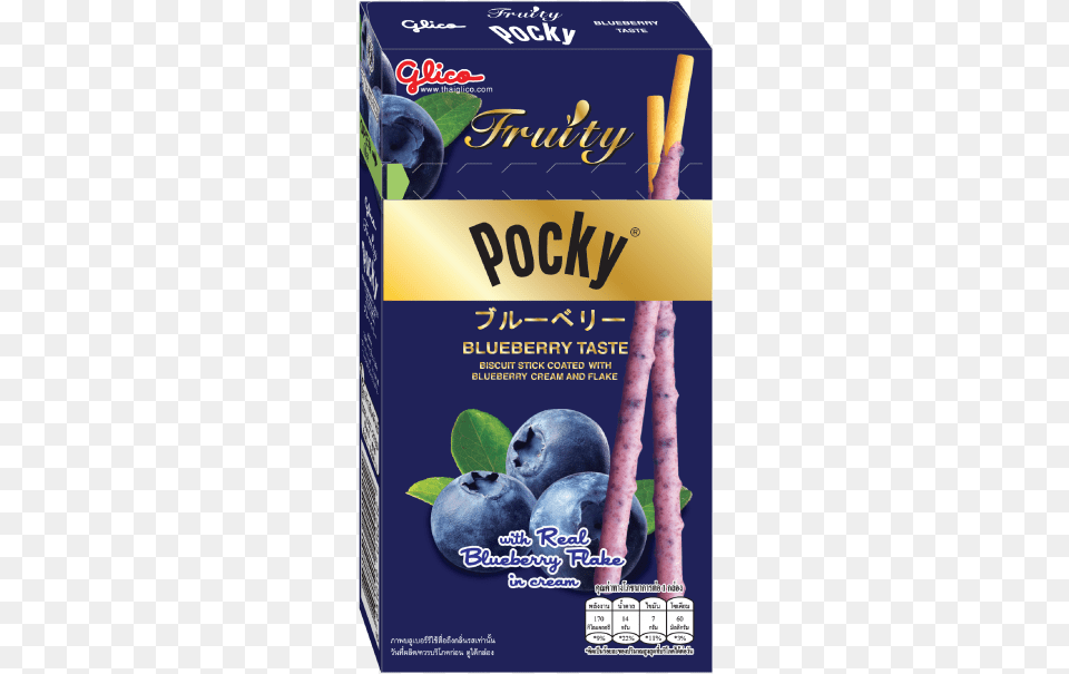 Pocky Blueberry, Berry, Food, Fruit, Plant Free Png Download