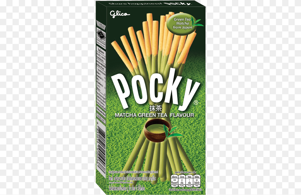 Pocky Matcha, Advertisement, Poster, Bamboo, Plant Free Png Download
