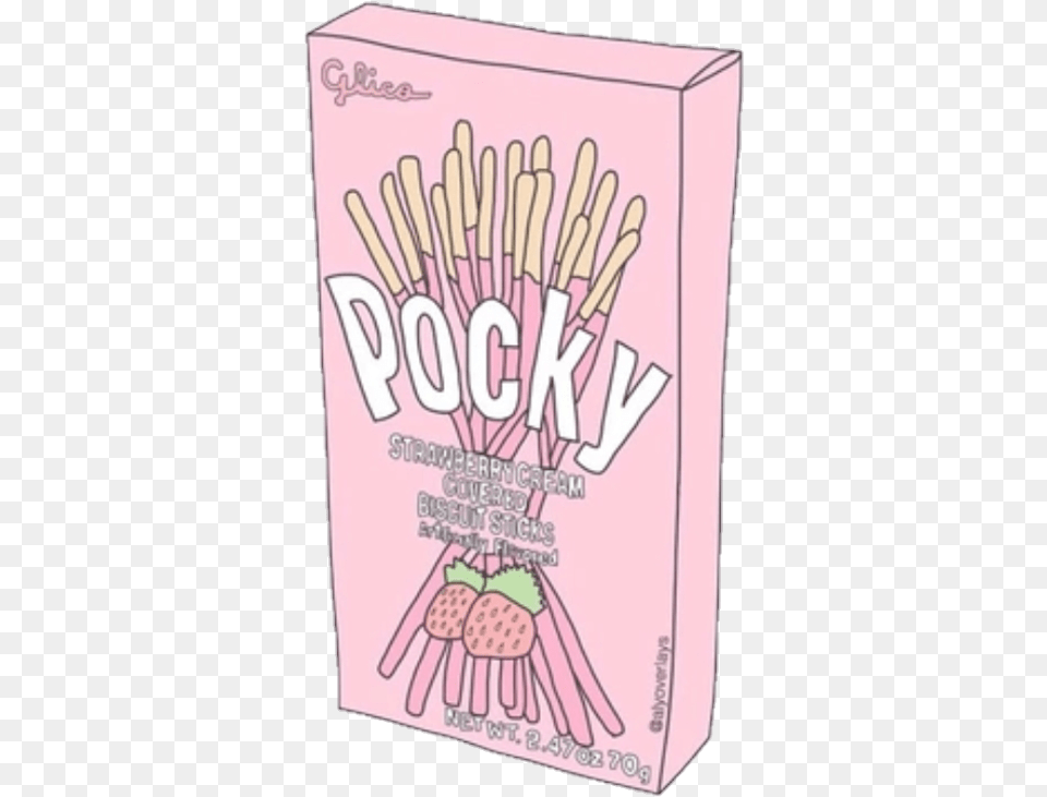 Pocky Pastelpink Pink Kawaii Pink Pocky, Cutlery, Food, Sweets Free Png
