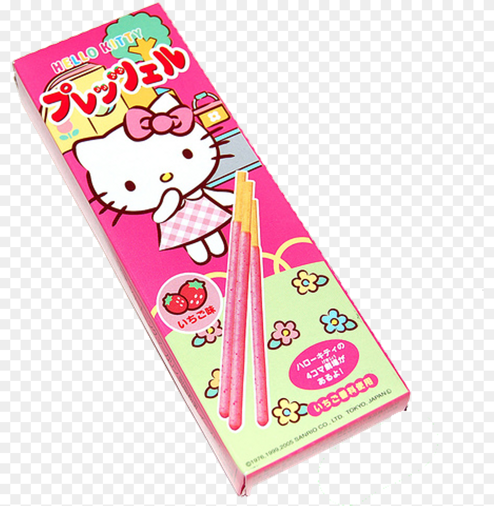 Pocky Snack Candy Japan Hellokitty Kawaii Pink Hello Kitty Candy Japanese, Pencil Box Free Png