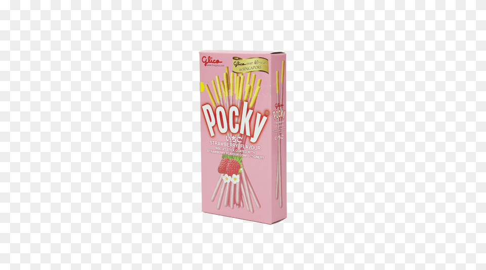 Pocky Strawberry Construction Paper, Cutlery, Fork, Food, Sweets Free Transparent Png