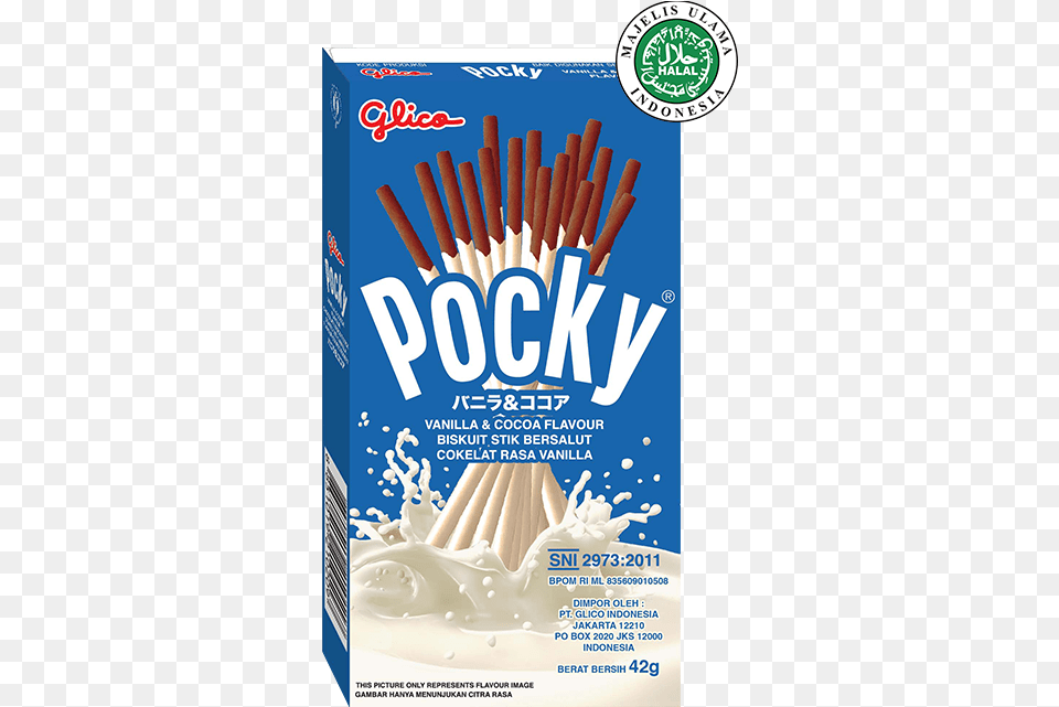 Pocky Vanilla Cocoa Pocky Vanilla Amp Cocoa, Advertisement, Poster, Beverage, Milk Png