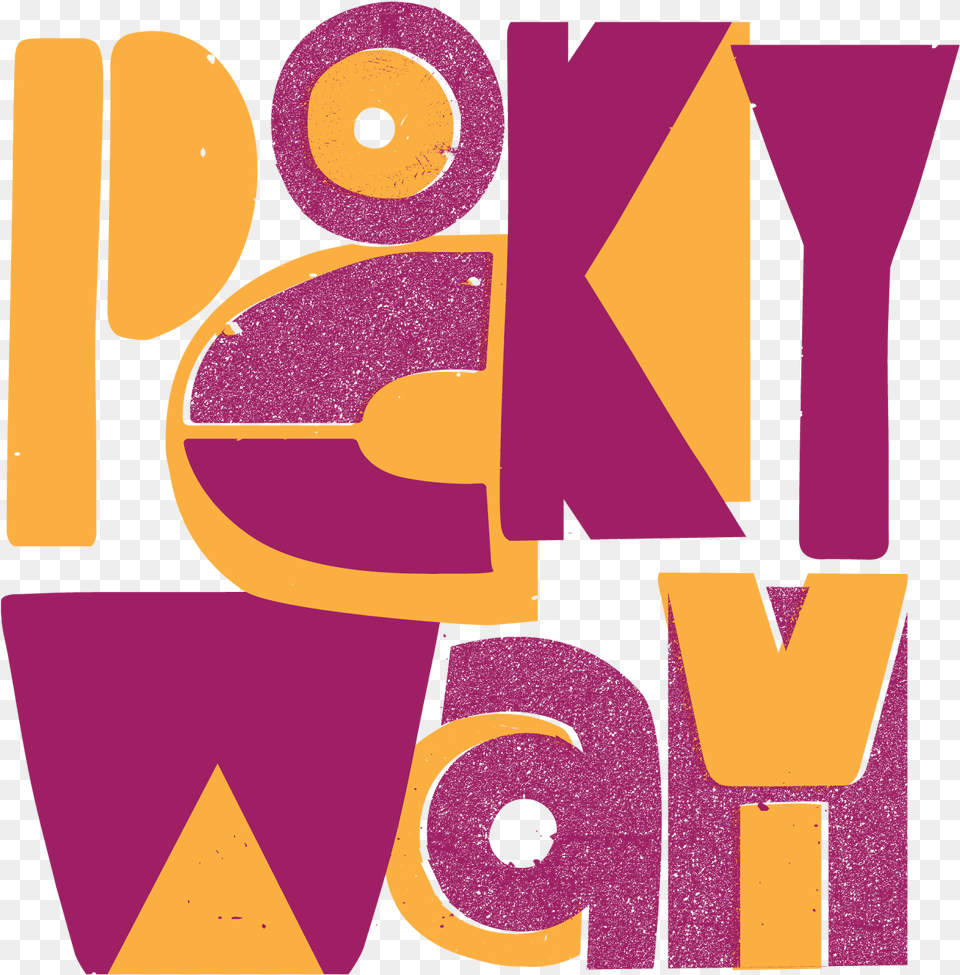 Pocky Way Vertical, Art, Graphics, Purple, Text Free Png
