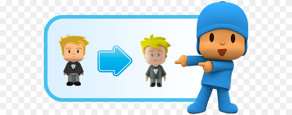 Pocoyize Yourself Custom Caricatures And Avatars New Pocoyo Characters, Toy, Baby, Person, Face Free Transparent Png
