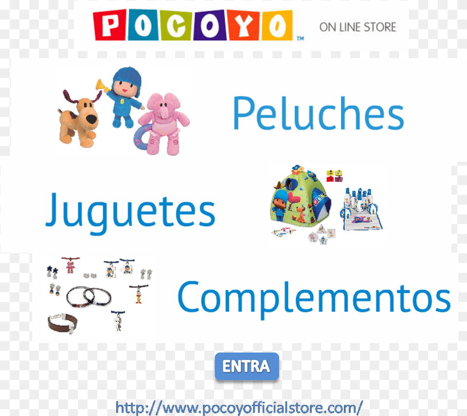 Pocoyo, Plush, Toy, Baby, Person Png Image