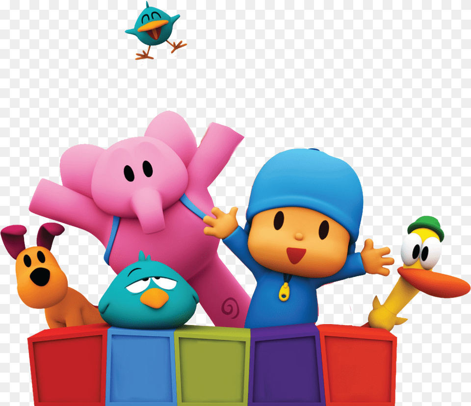 Pocoyo 5 Image Pocoyo, Toy, Baby, Face, Head Free Png Download