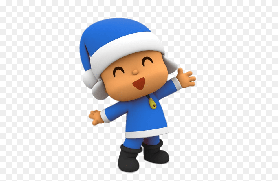 Pocoyo Blue Santa Suit, Baby, Person, Face, Head Free Transparent Png