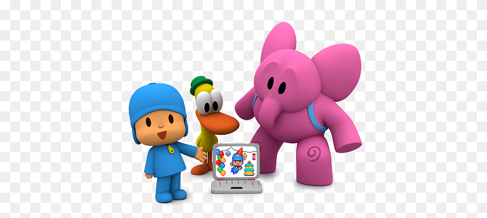 Pocoyo Cartoons Videos For Children And Babies, Baby, Person, Electronics, Computer Free Png