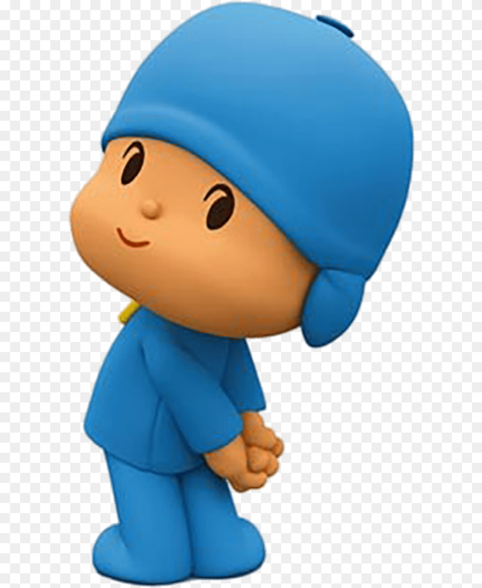 Pocoyo Stickpng Pocoyo Cartoon Pocoyo, Toy, Face, Head, Person Free Transparent Png