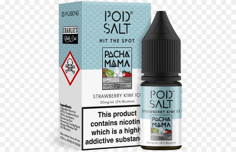 Pod Salt Pacha Mama, Bottle, Cosmetics, Perfume, Ink Bottle Png Image