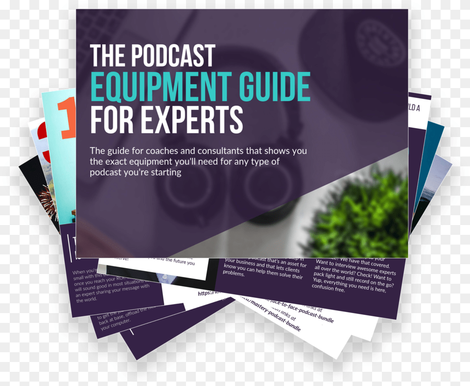Podcast Equipment Guide For Experts Flyer, Advertisement, Poster, Disk Free Png Download