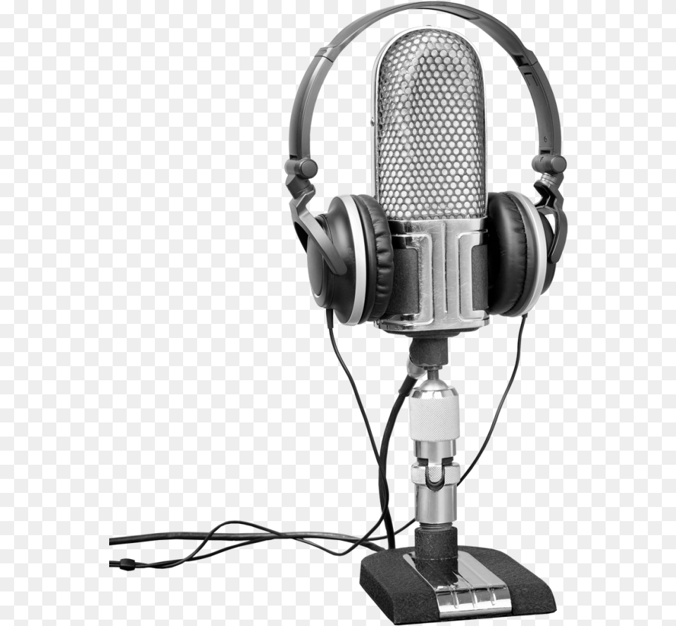 Podcast Microphone, Electrical Device, Electronics, Headphones Free Png Download