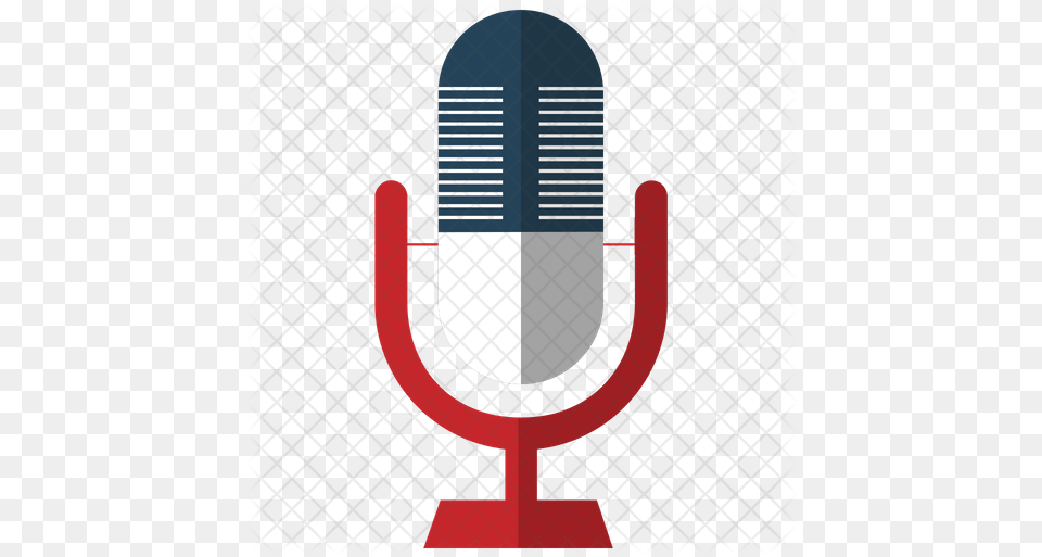 Podcast Microphone Icon Of Flat Style Mic For Podcast Logo, Electrical Device Free Transparent Png