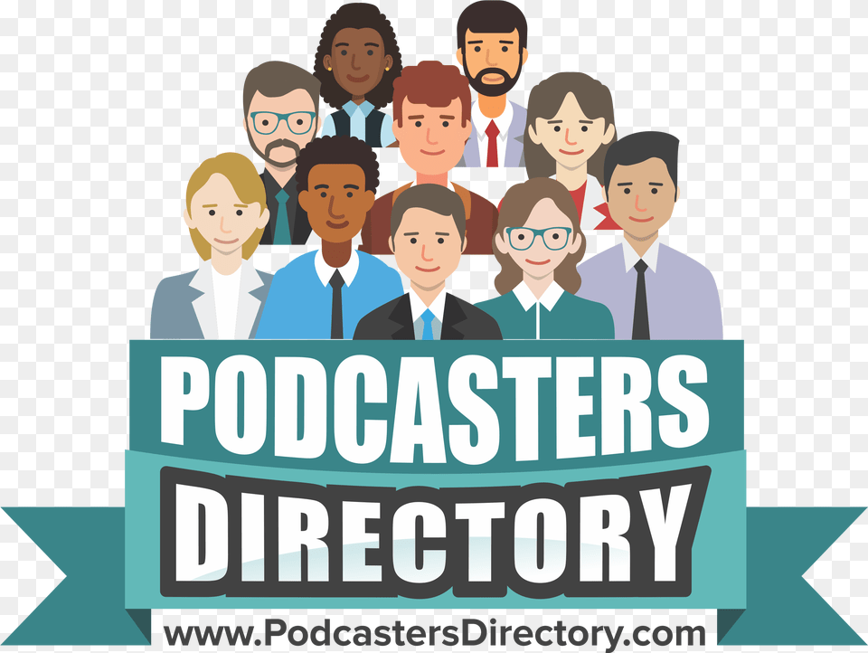 Podcasters Directory Podkit Social Group, Crowd, People, Person, Advertisement Png Image