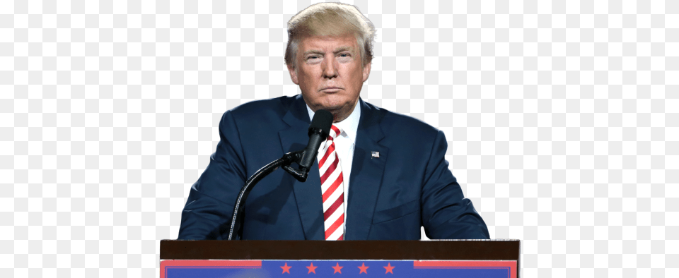 Podium Background Removed Meme Maker Donald Trump, Accessories, Press Conference, Person, People Free Png