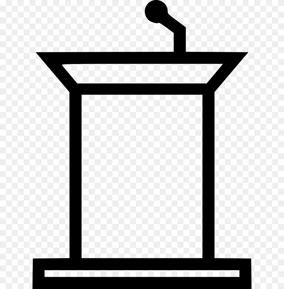 Podium Icon, Audience, Crowd, Person, Speech Png Image